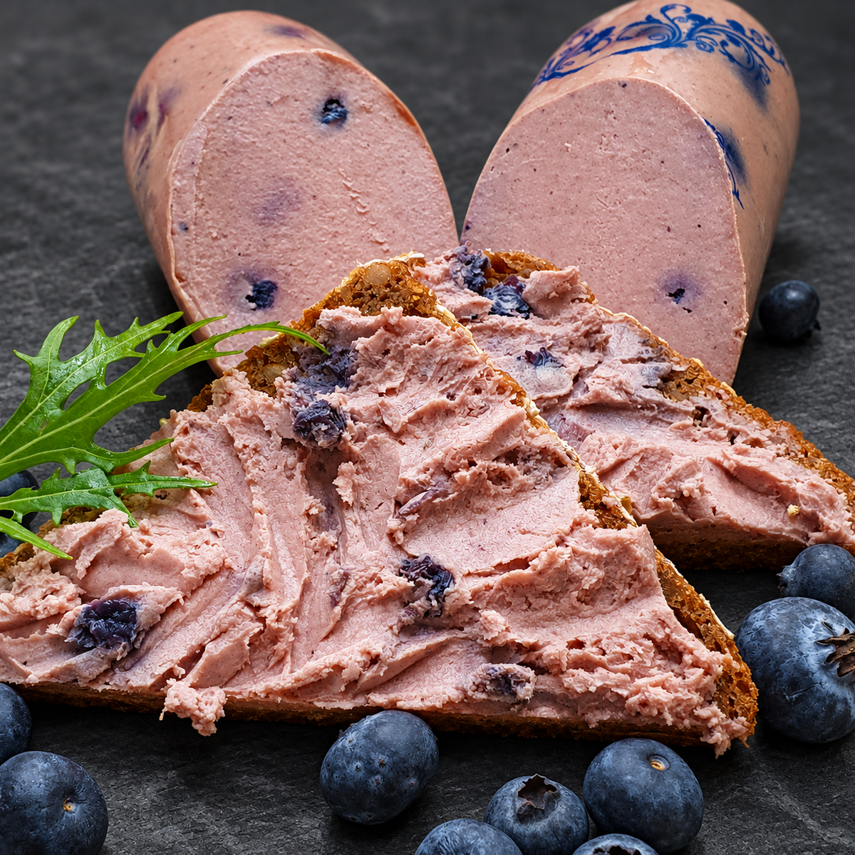 Blaubeerleberwurst