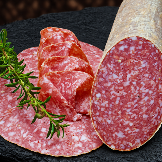 Salami mit Meersalz