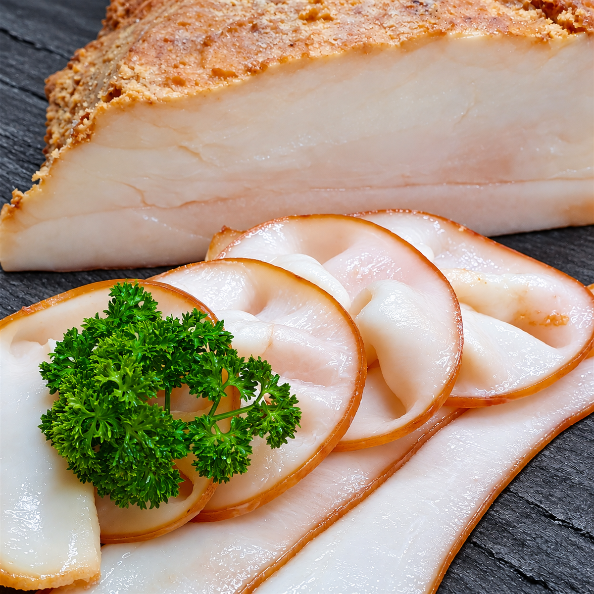 geräucherter fetter Speck