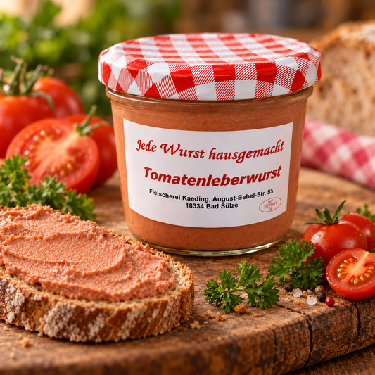 Tomatenleberwurst im Glas 160g