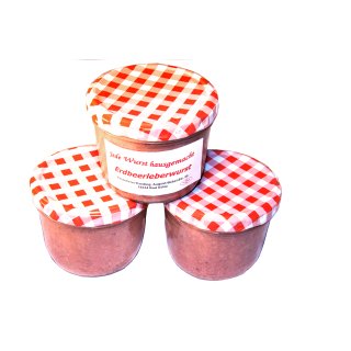 Erdbeerleberwurst Glas 160g